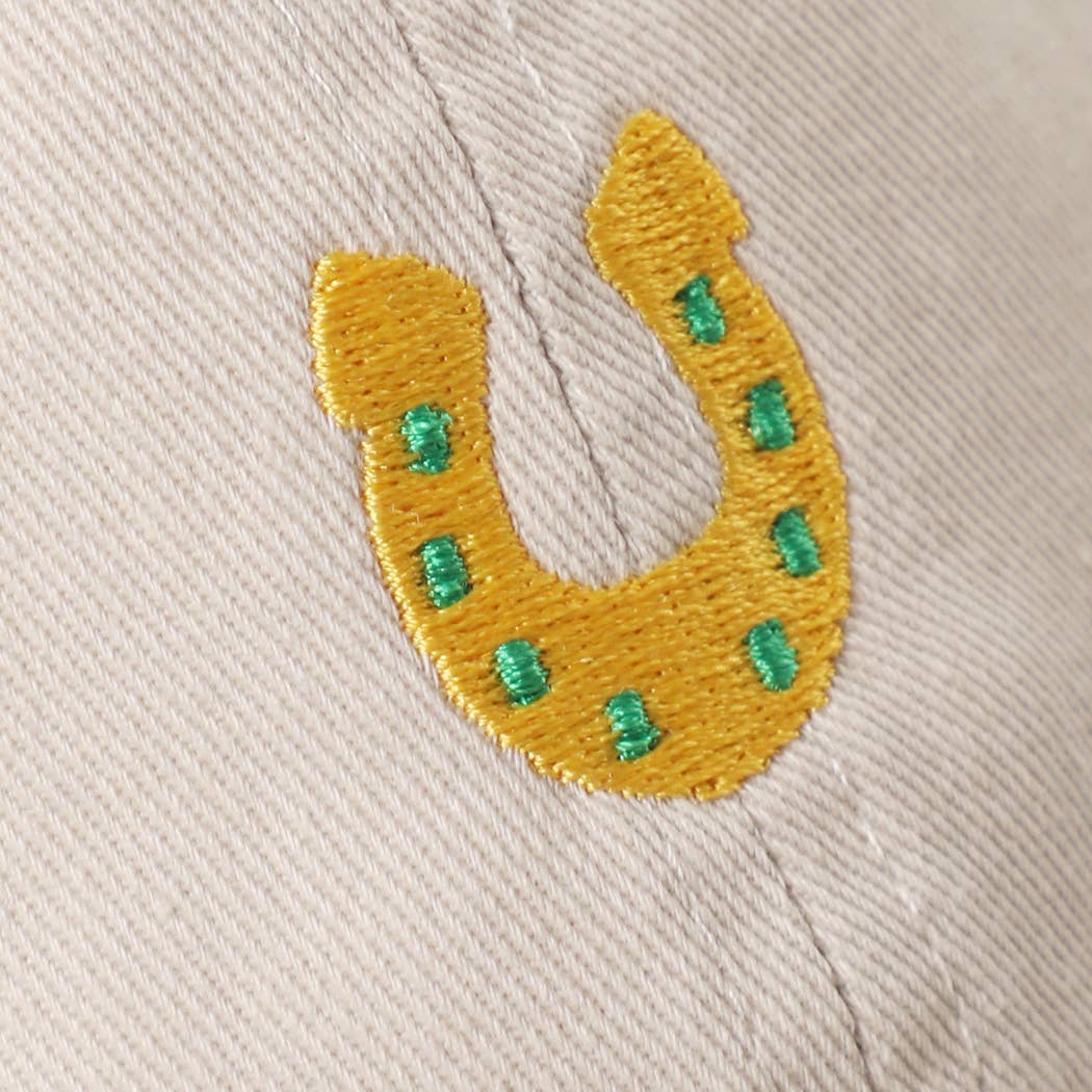 Mini Horseshoe Embroidery Baseball Cap