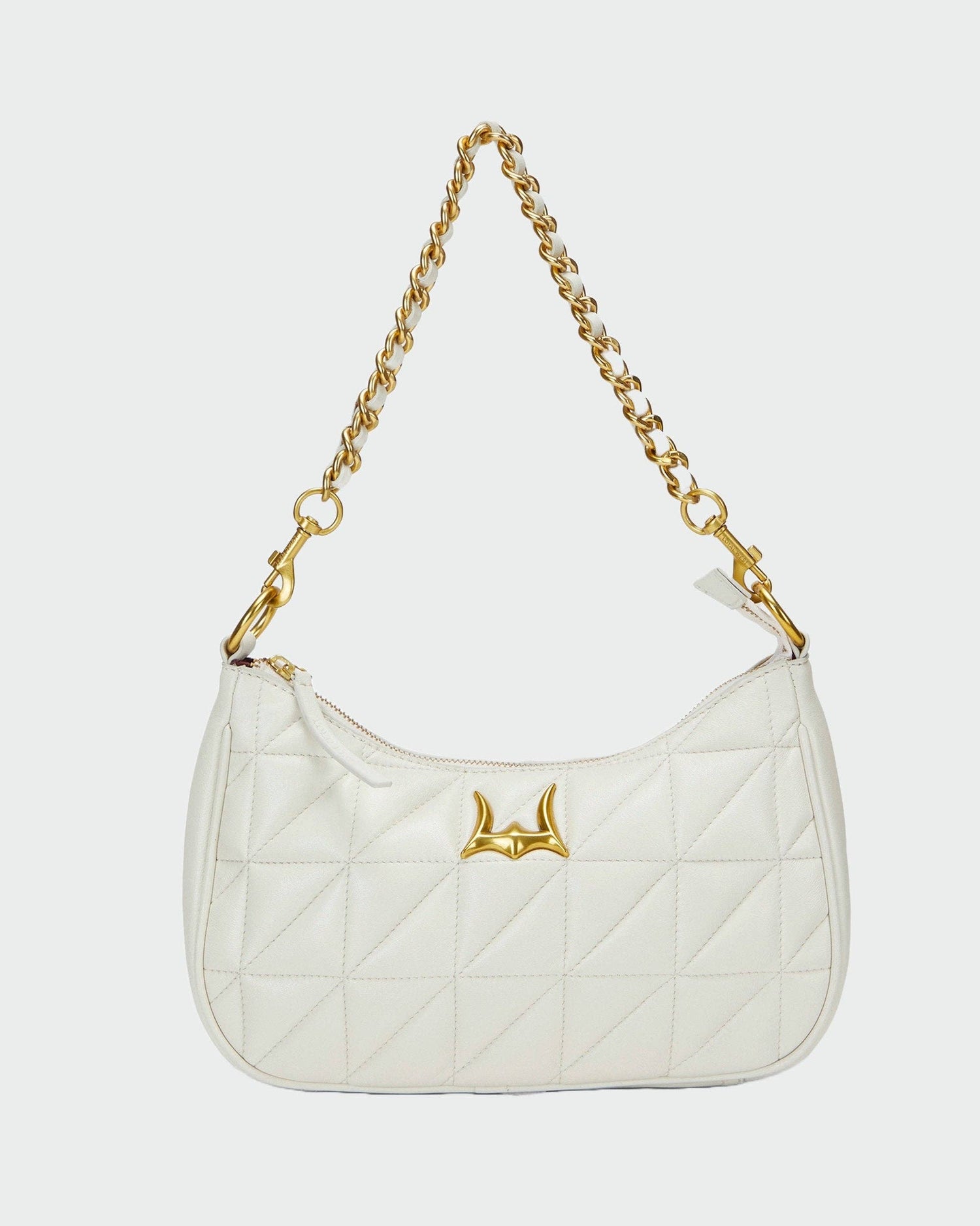 Joe Quilted Nappa Leather Bag - Black &amp; White Cowhide