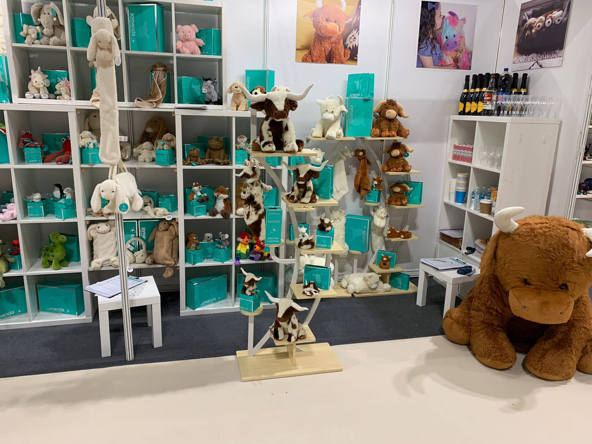 Horny Highland Cow Plush Brown Medium Soft Toy - 23cm