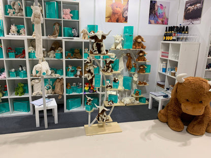 Horny Highland Cow Plush Brown Medium Soft Toy - 23cm