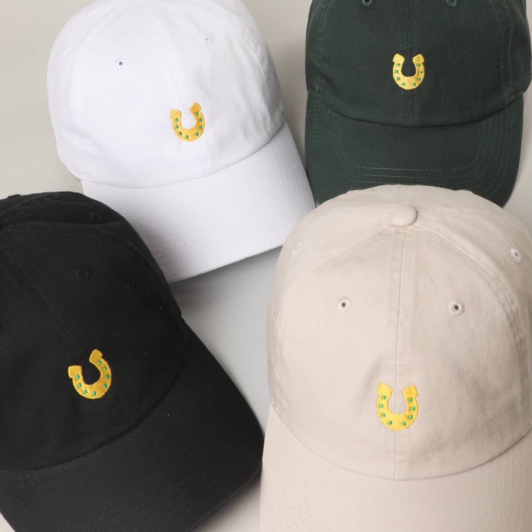 Mini Horseshoe Embroidery Baseball Cap