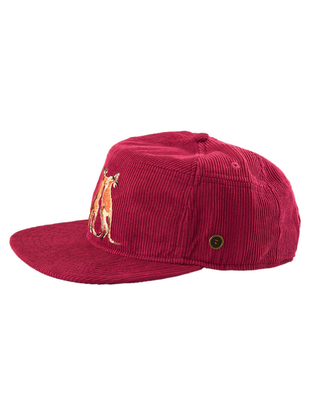 Kanga – Kids Corduroy Stash Cap in Wine