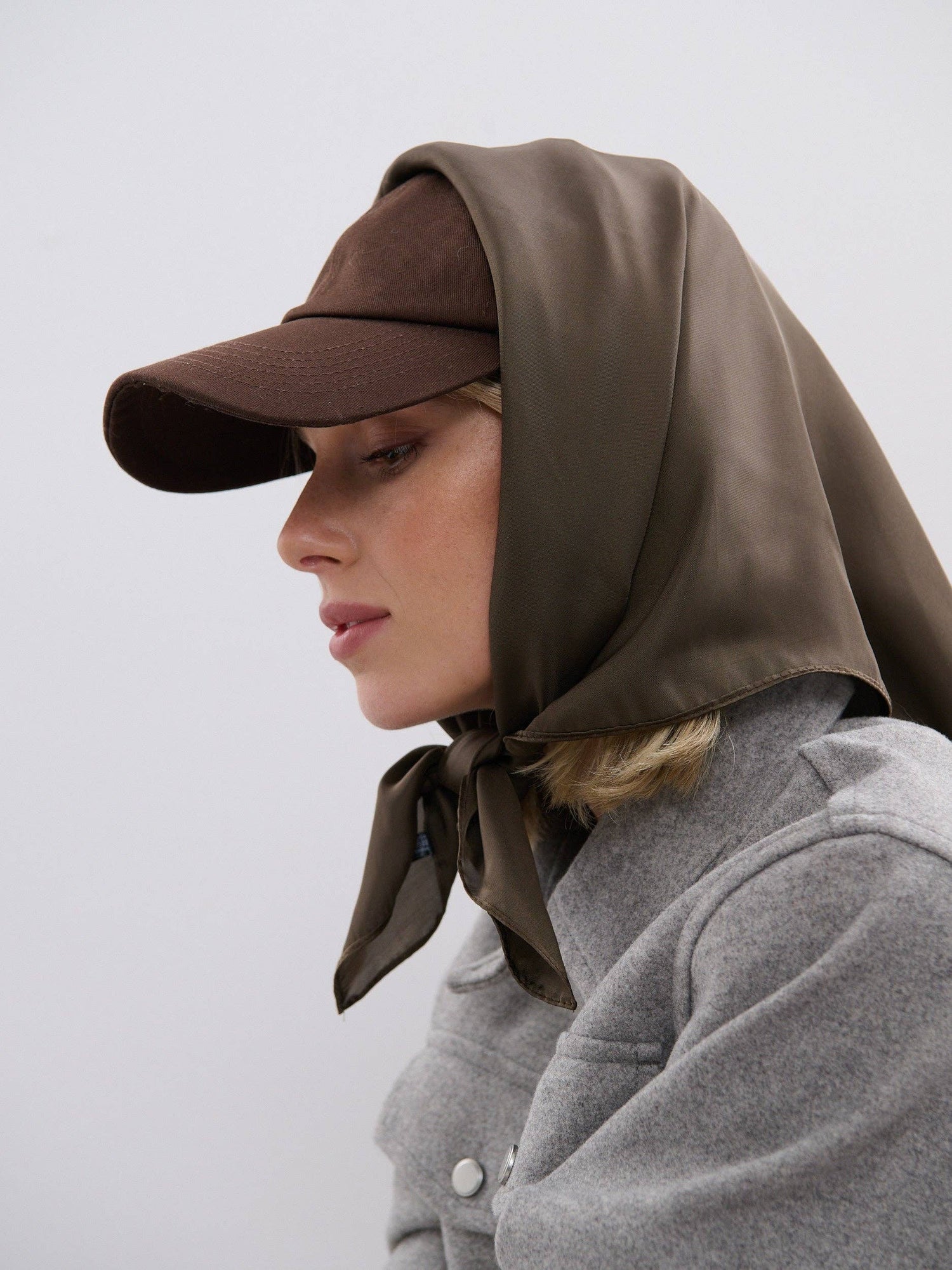 Mocha Plain Bandana