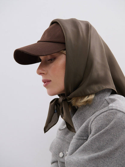Mocha Plain Bandana