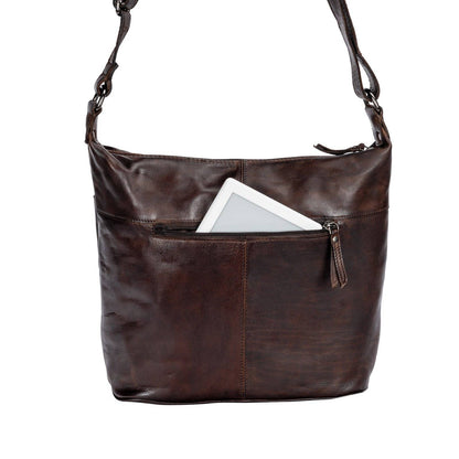 Leather Shoulder bag Bianca Brown GW6847BRN