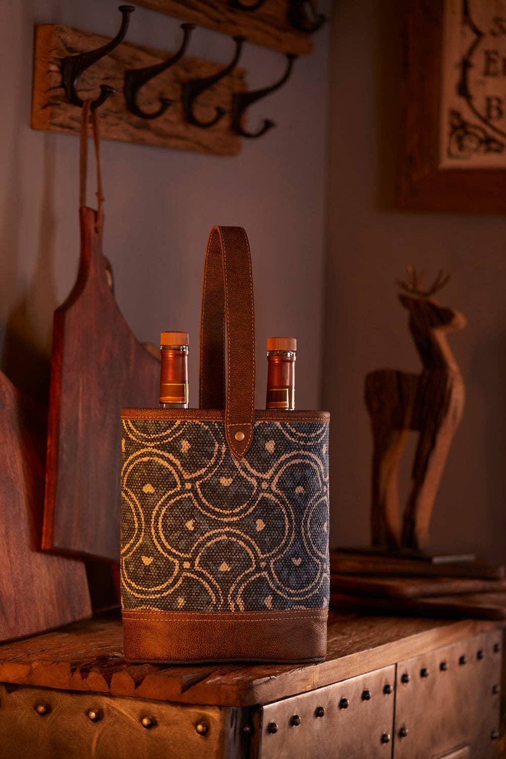 Cool Blue Wine Bag