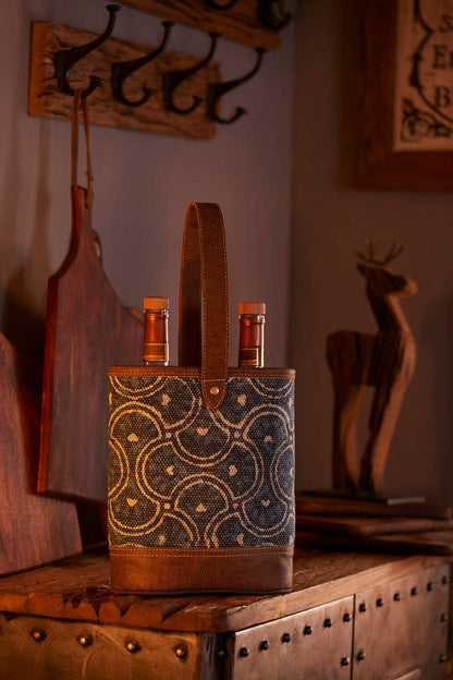 Cool Blue Wine Bag