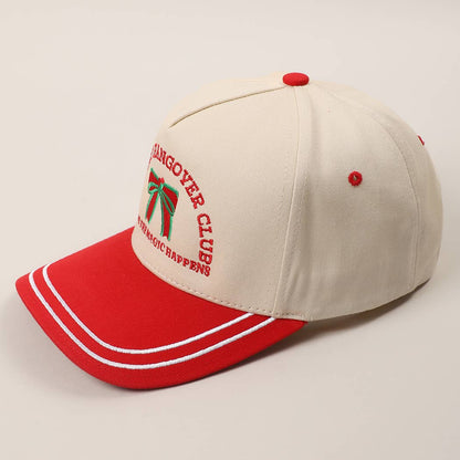 HOLIDAY HANGOVER CLUB Double Stitch Trucker Hat