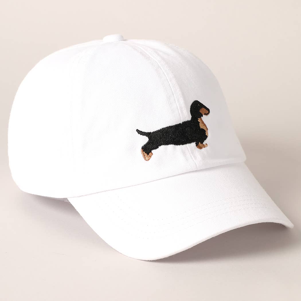 Dachshund Embroidered Baseball Dad Cap