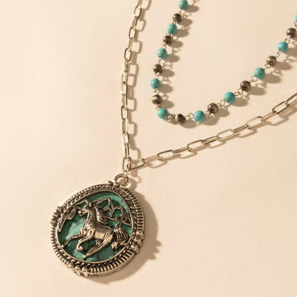 The Lone Rider Chain in Turquoise