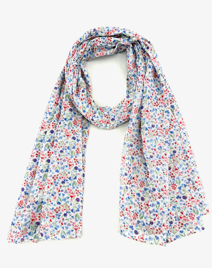 Liberty-print scarf 100% Indian cotton - Pareo - 5