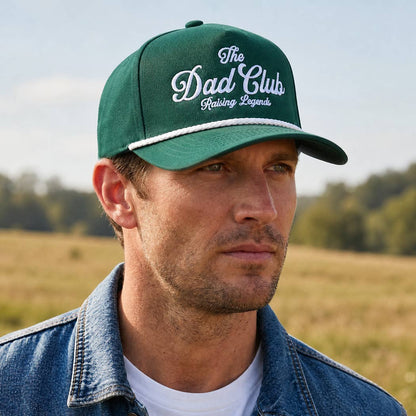 The Dad Club Raising Legends Embroidered Rope Trucker Hat