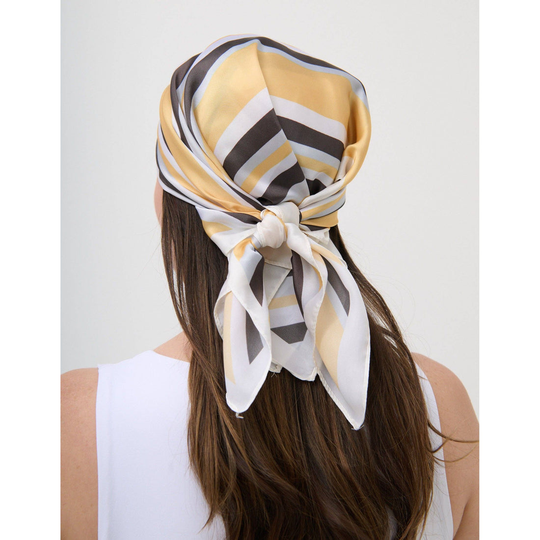 Raye Striped Head Scarf