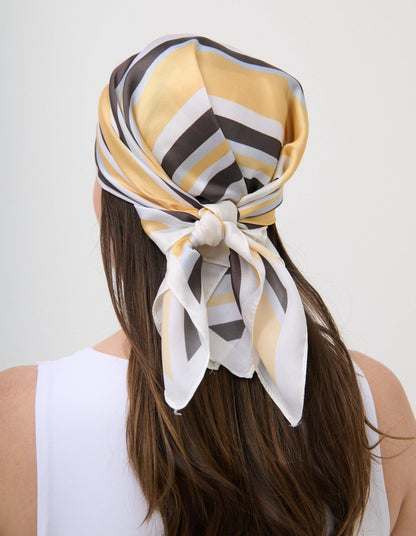 Raye Striped Head Scarf