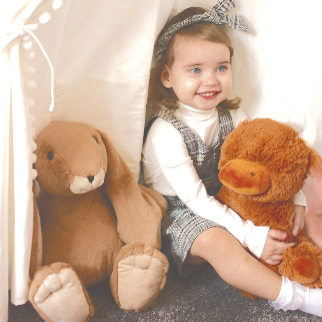 Highland Cow Plush Baby Toy Large Stuffed Cow 30cm