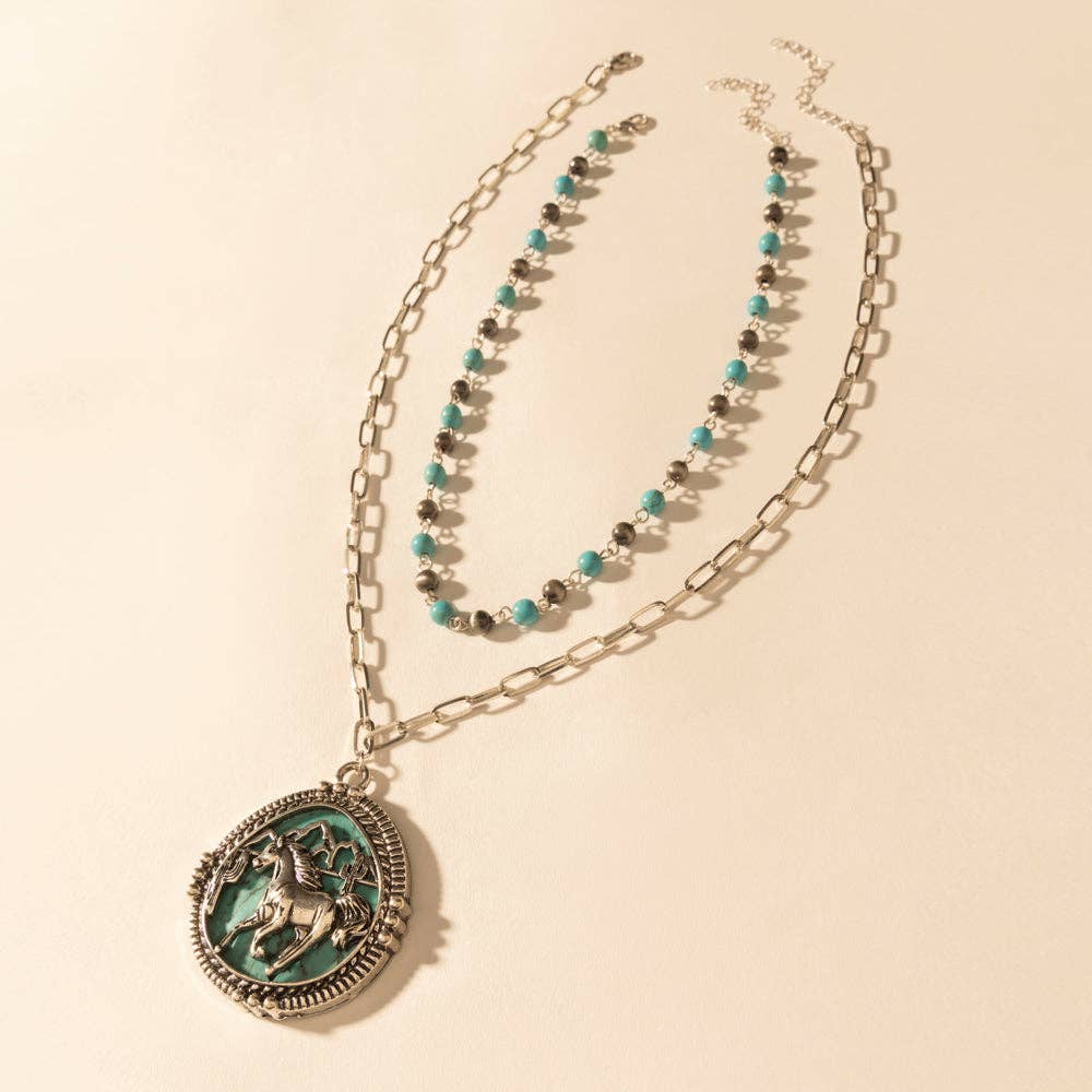 The Lone Rider Chain in Turquoise