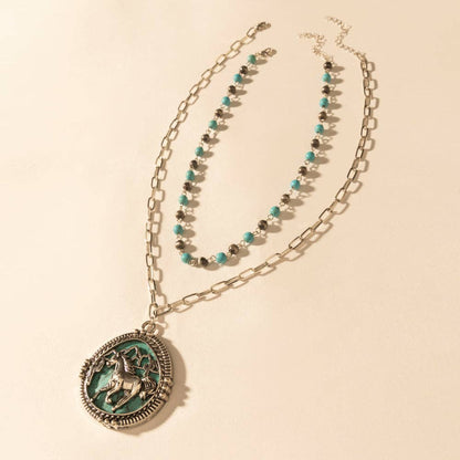 The Lone Rider Chain in Turquoise