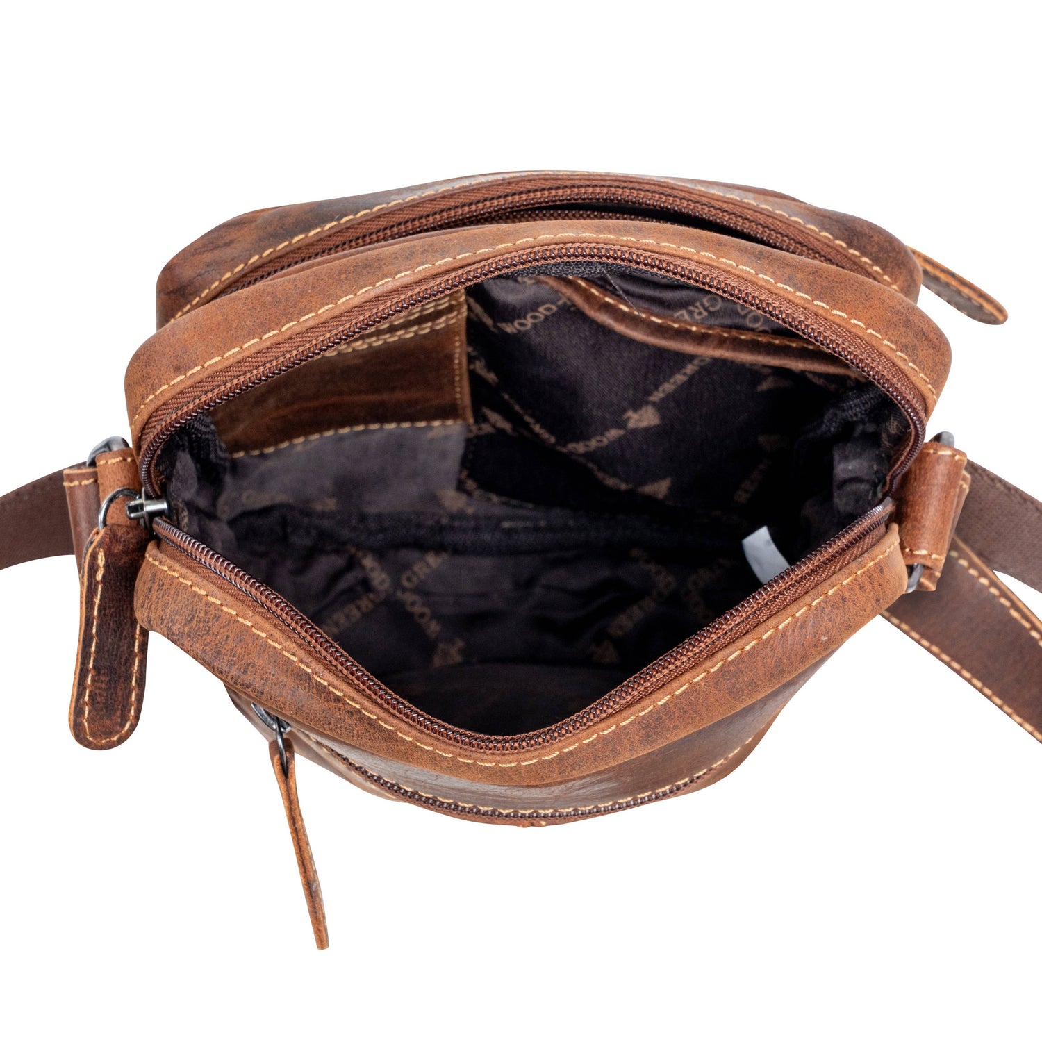 Greenwood Leather Dalton Vintage Messenger Bag