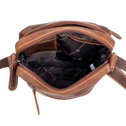 Greenwood Leather Dalton Vintage Messenger Bag