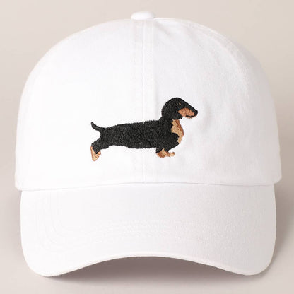 Dachshund Embroidered Baseball Dad Cap