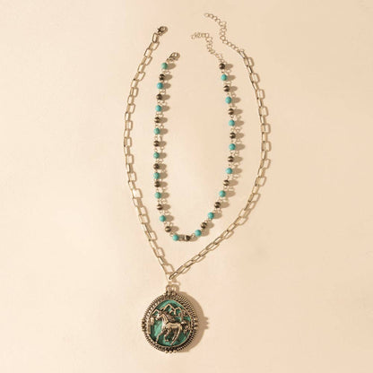 The Lone Rider Chain in Turquoise
