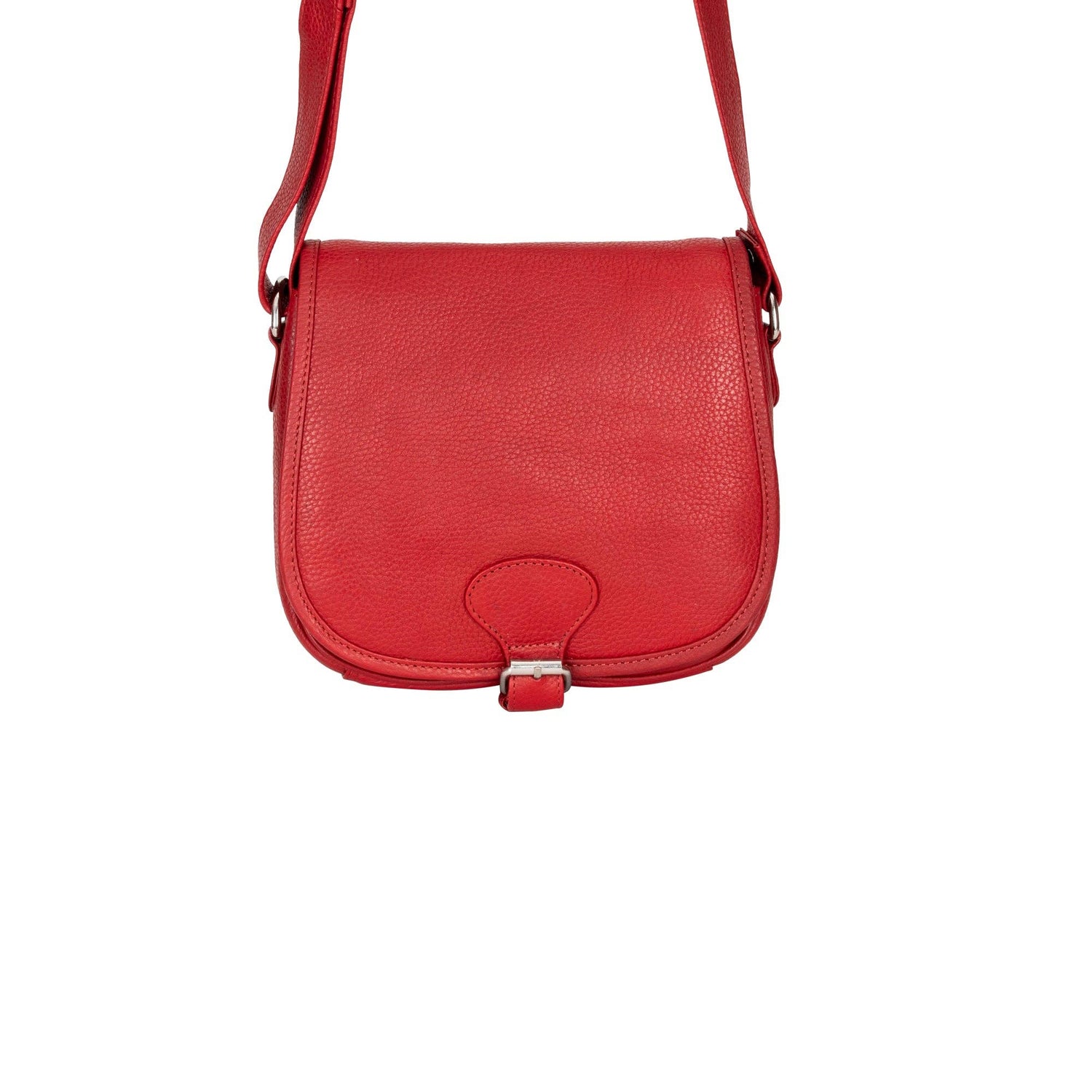 Wildera Leather “Lennon” Crossbody Bag – Full-Grain Leather Shoulder Bag