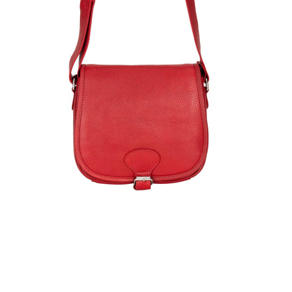 Wildera Leather “Lennon” Crossbody Bag – Full-Grain Leather Shoulder Bag