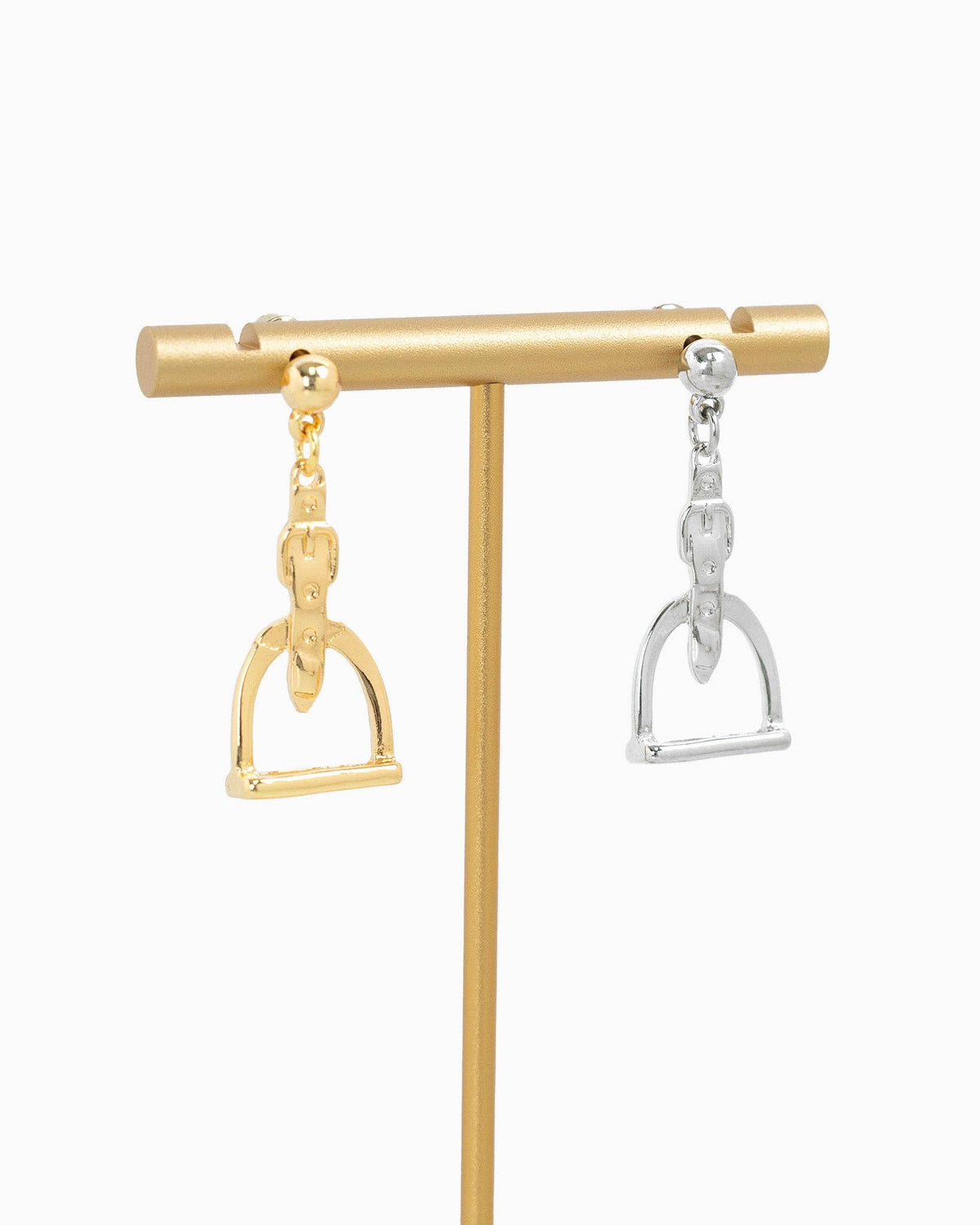 Western Stirrup Belt Drop Earrings