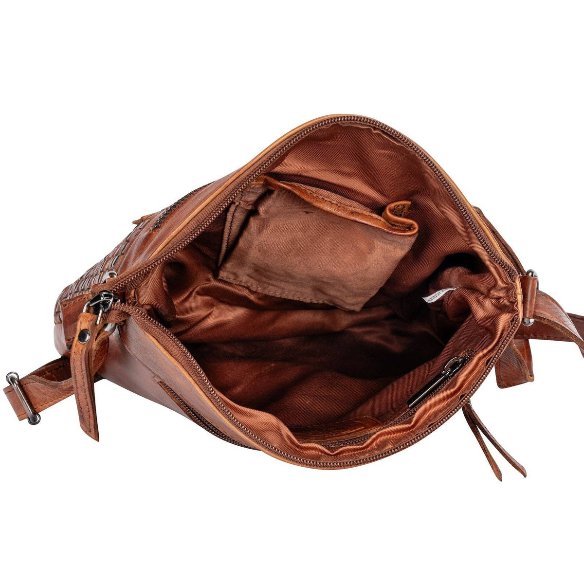 Leather Shoulder Bag - Elsa Cognac WS005COG
