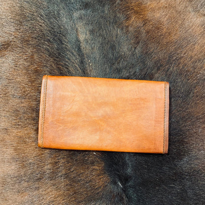 Leather wallet midi size 