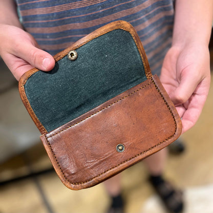 Leather Pouch tobacco - Press Stud