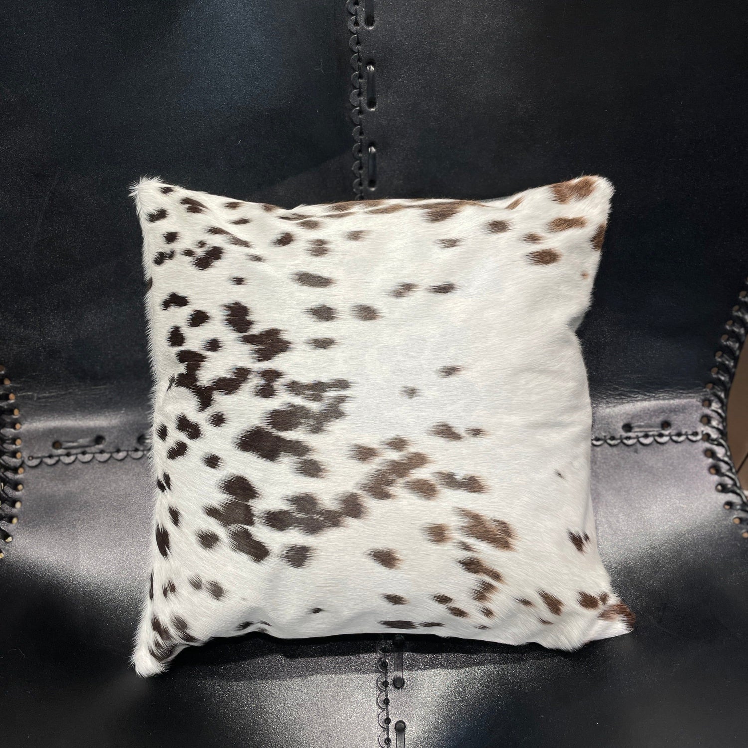 Hide and leather Cushion 