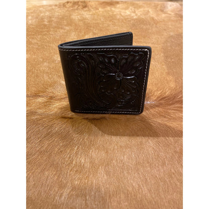 Tooled Leather Wallet 