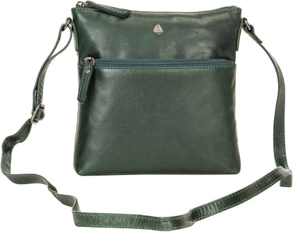 Maple crossbody shoulder bag- Bottle Green