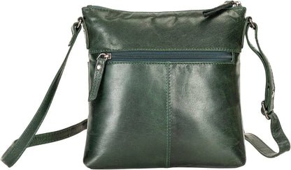Maple crossbody shoulder bag- Bottle Green