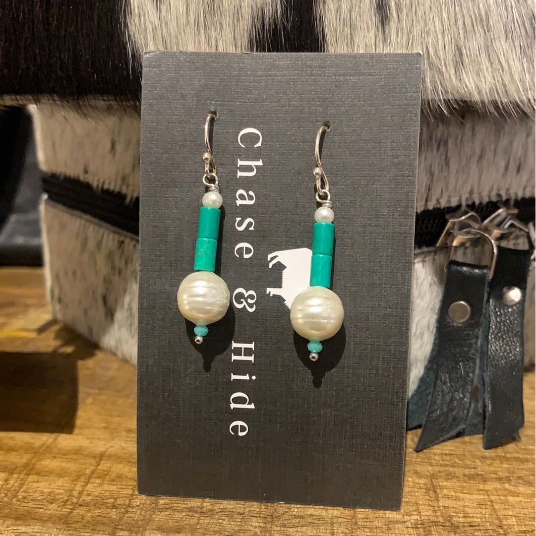 Turquoise drop earrings 