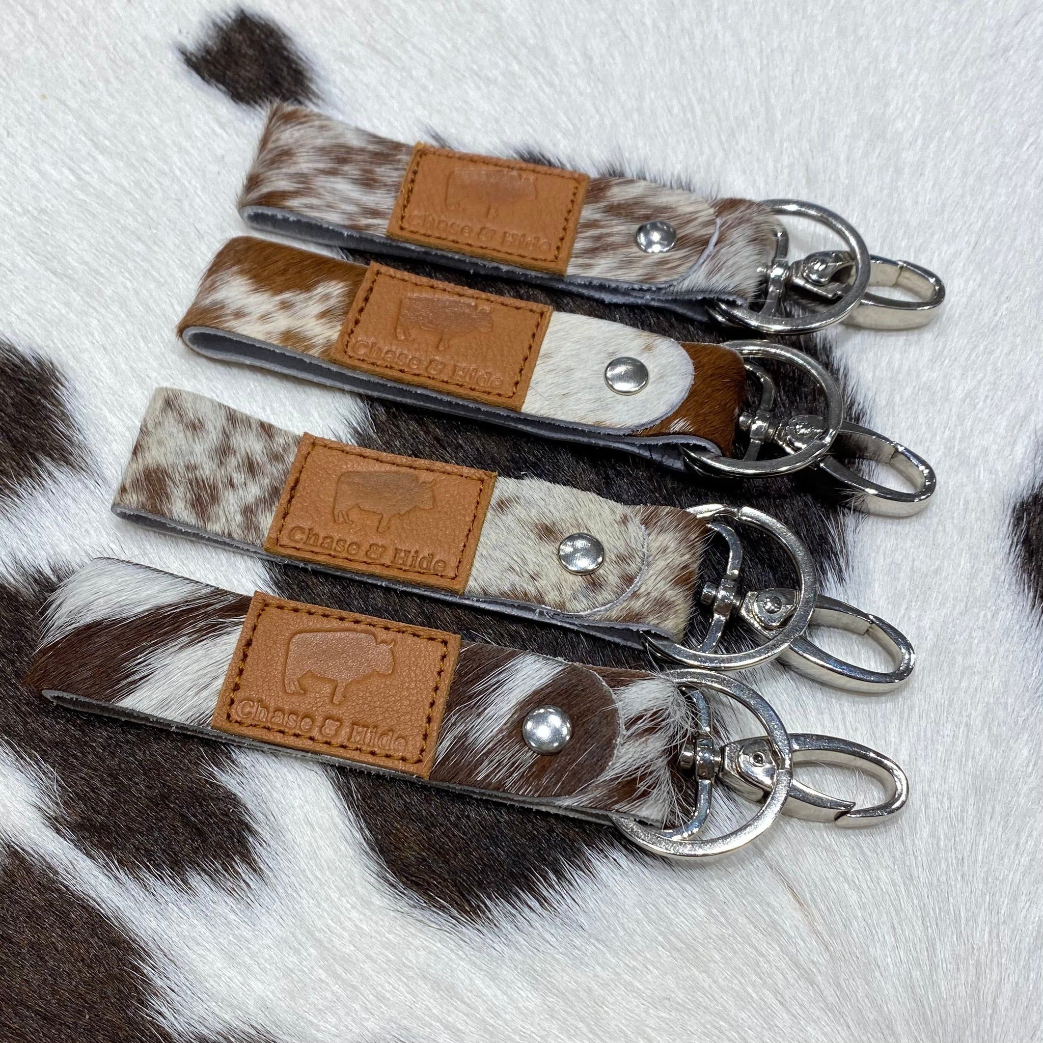 Leather Dog Key Chain - Assorted