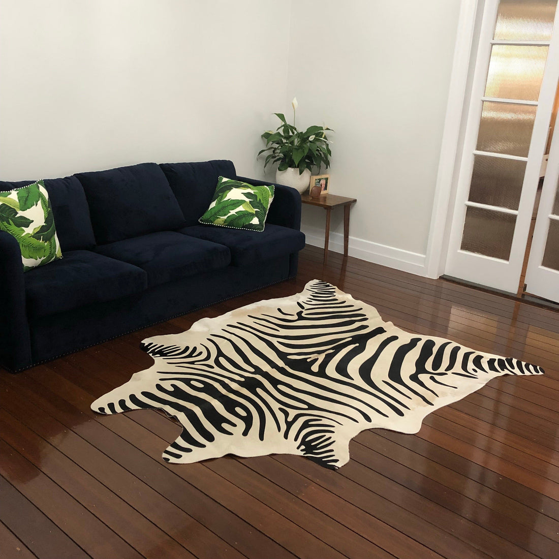 Zebra Hide - Printed Cowhide