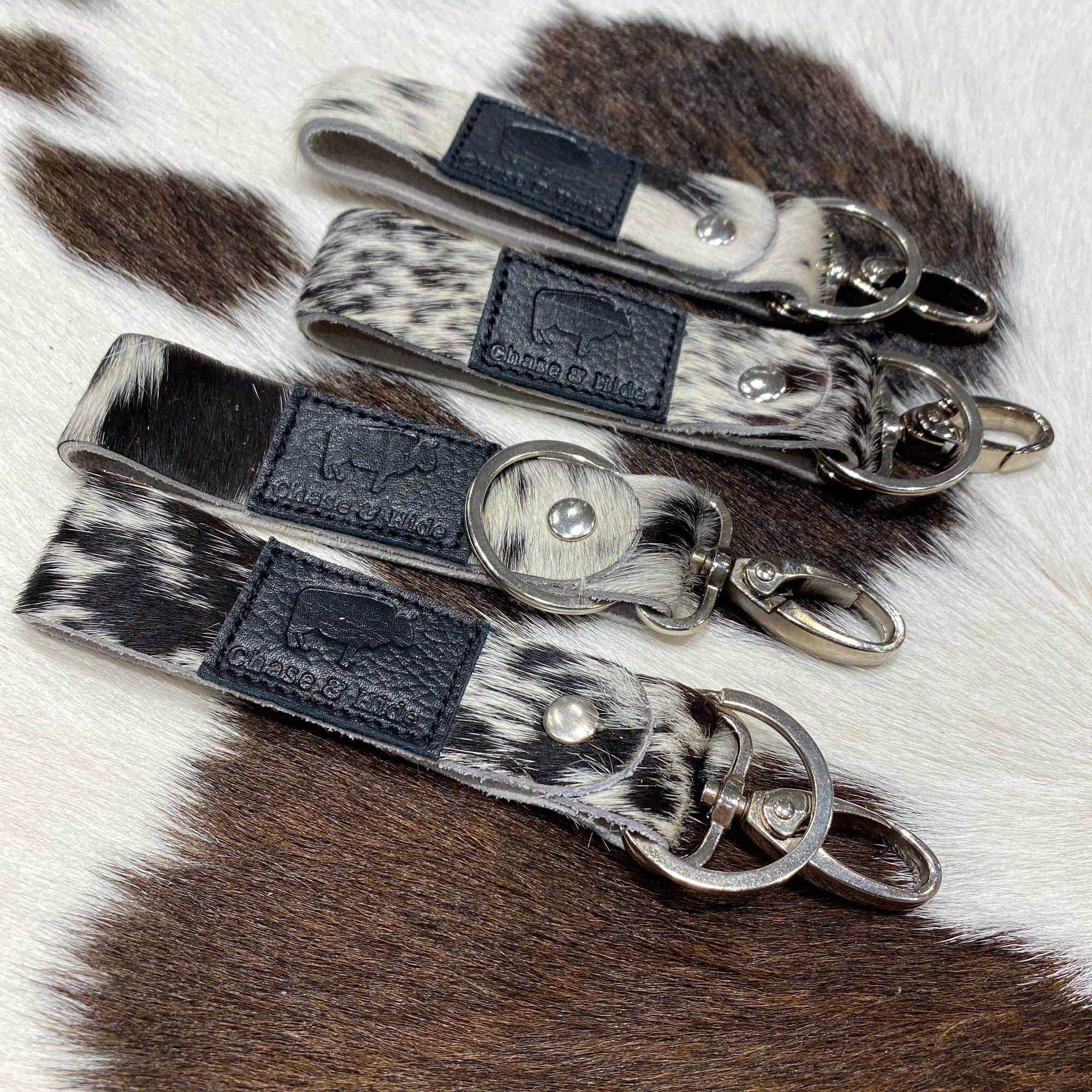 Leather Dog Key Chain - Assorted