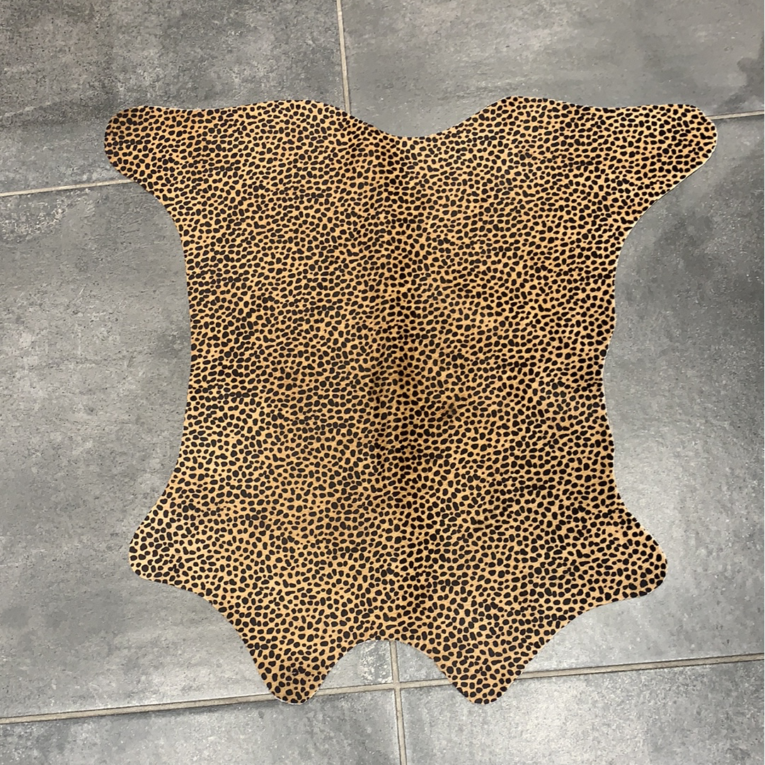 Cheetah print Calf Hide