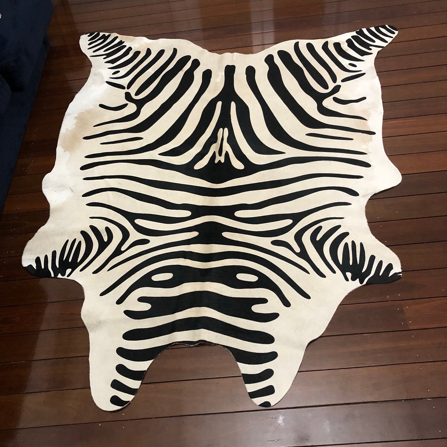 Zebra Hide - Printed Cowhide