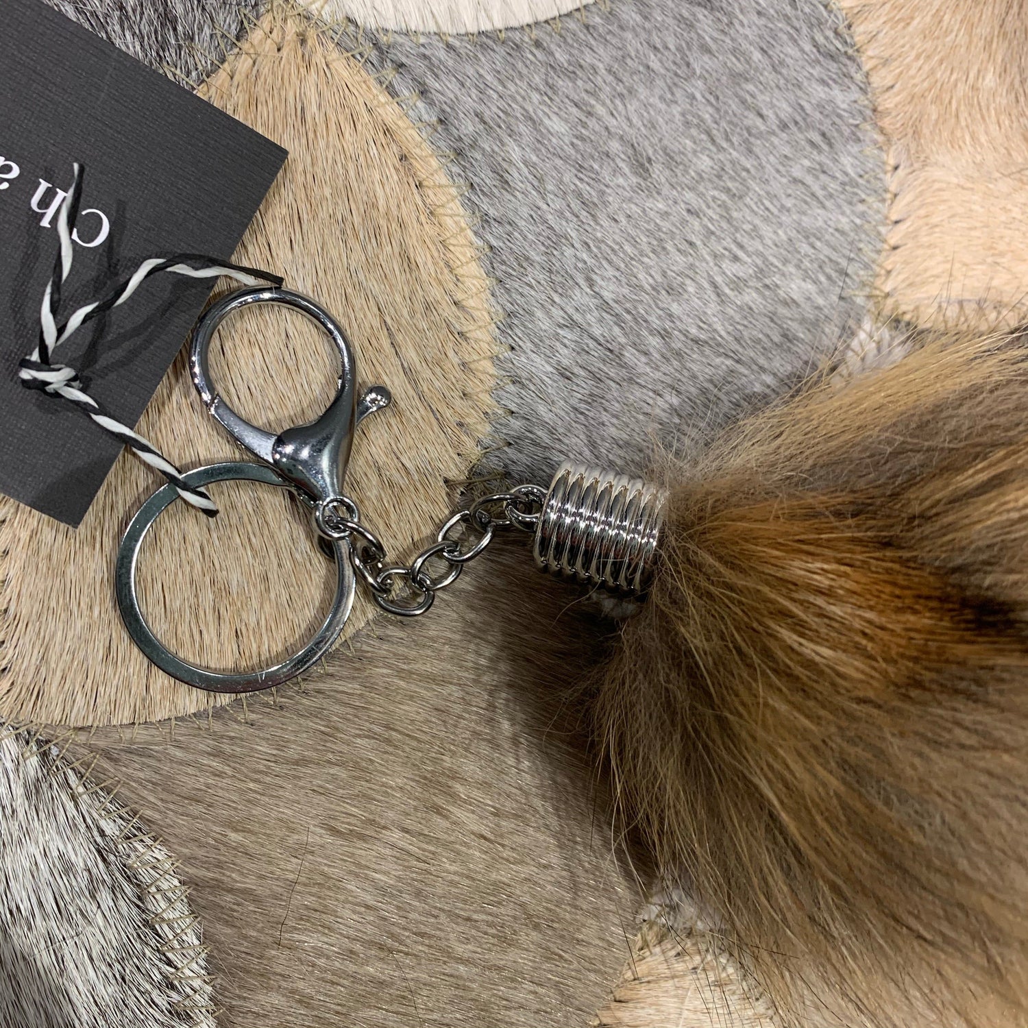 Fox Tail Keyring / keychain