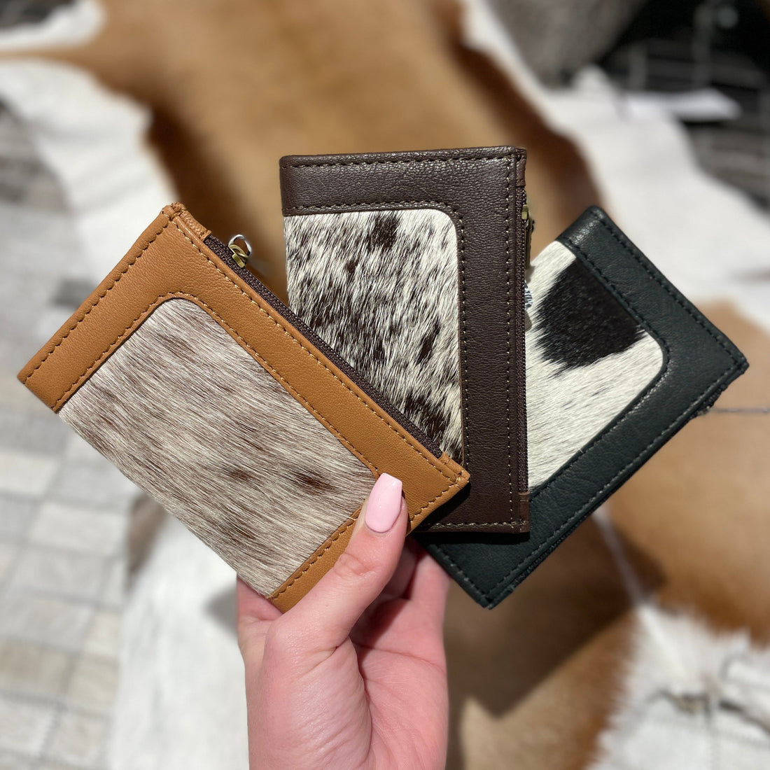 Fold over card wallet 