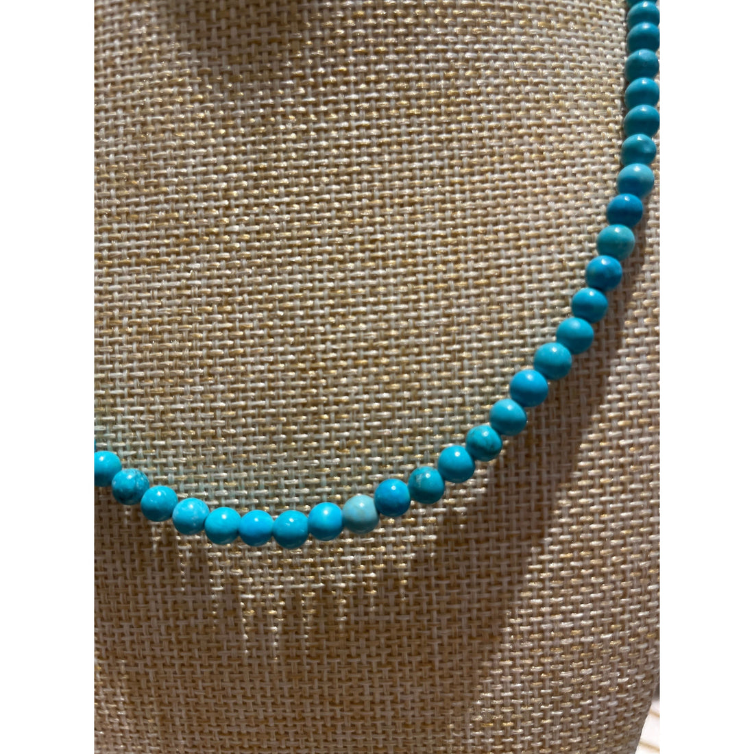 Turquoise bead choker