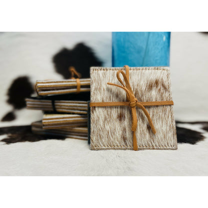 Assorted square coasters | set of 4