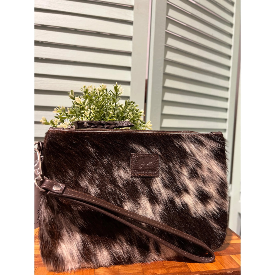 Large Hide Clutch