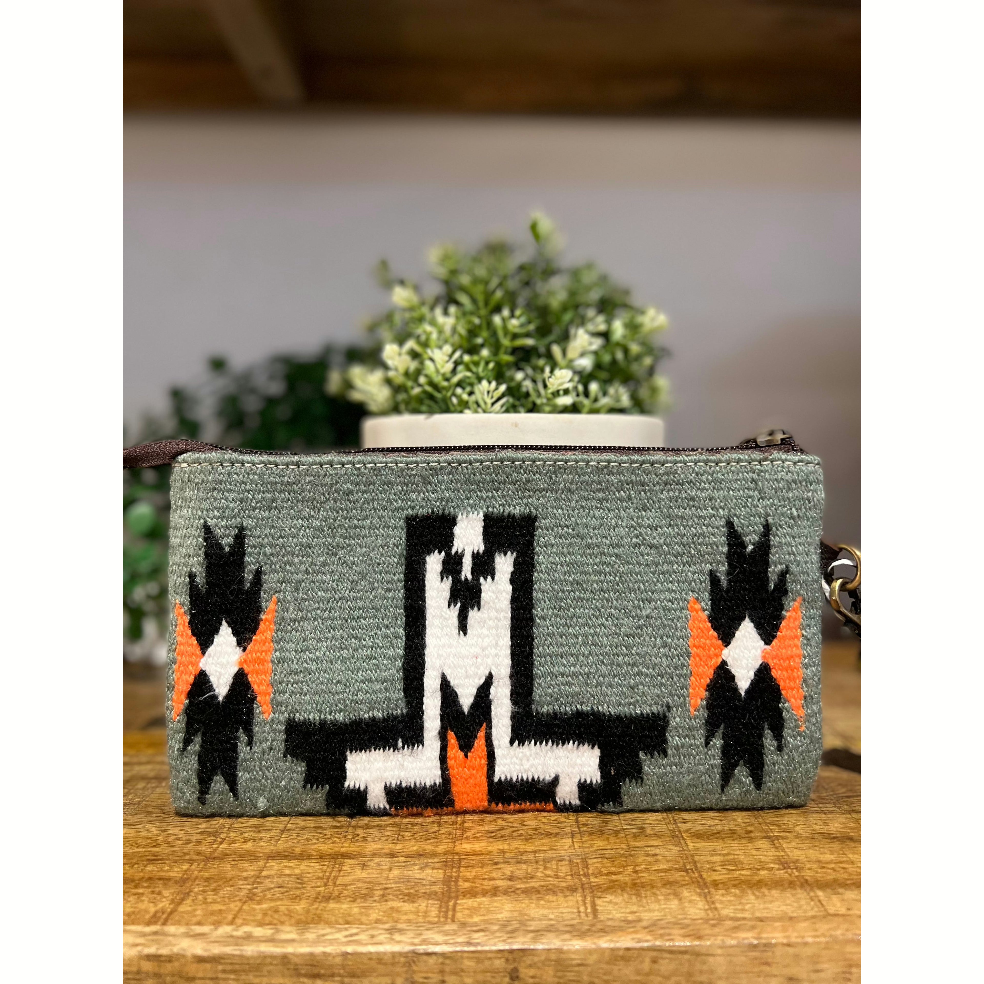 Tia Saddle Blanket Clutch 