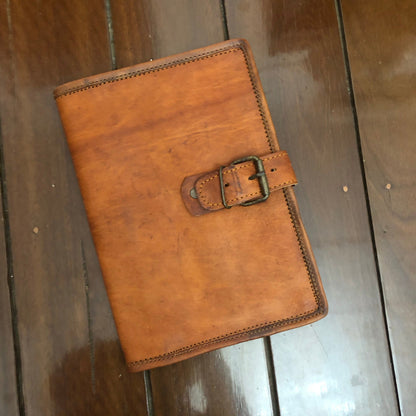 Leather A5 Cover with buckle