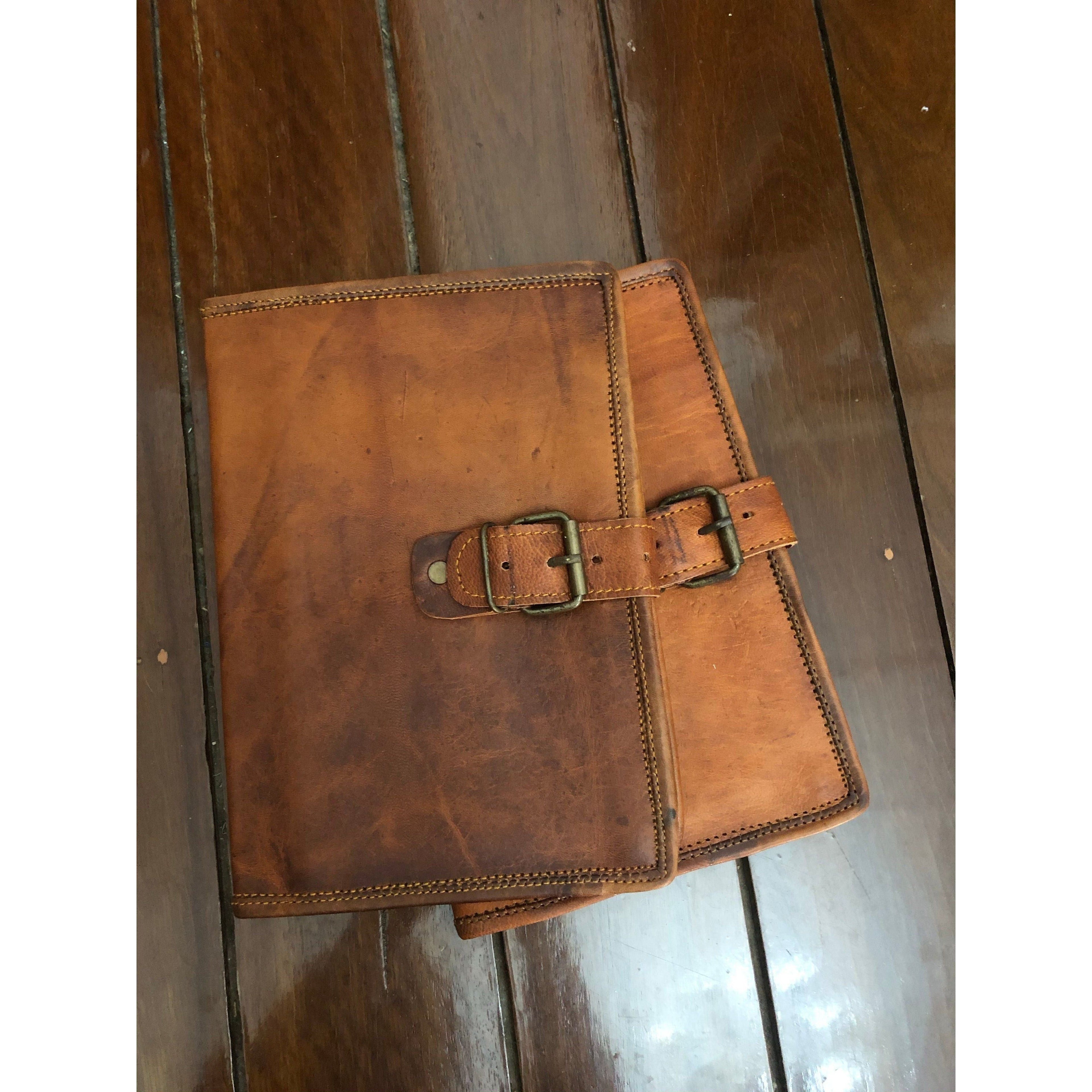 Leather A5 Cover with buckle