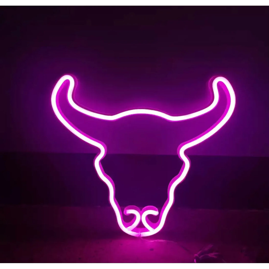 Neon bull head light